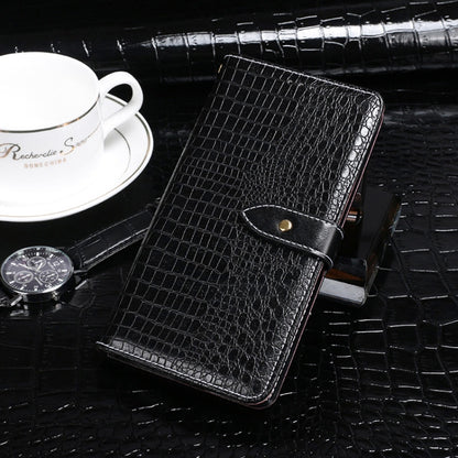 For Blackview A80S idewei Crocodile Texture Horizontal Flip Leather Case with Holder & Card Slots & Wallet(Black) - More Brand by idewei | Online Shopping South Africa | PMC Jewellery | Buy Now Pay Later Mobicred