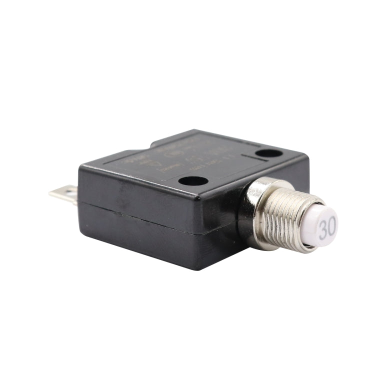 L2 Series 50V Car Overload Protector Manual Reset DC Circuit Breaker with Water-resistant Cover, Current:30A - Fuse by PMC TechLife | Online Shopping South Africa | PMC TechLife | Buy Now Pay Later Mobicred