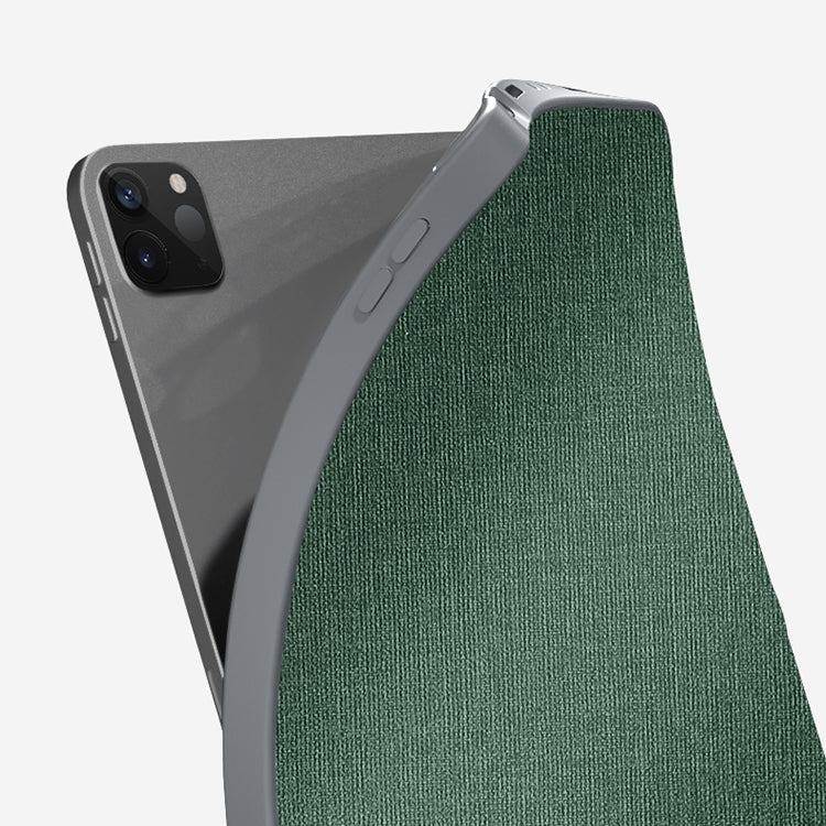 For iPad Pro 11 2022 / 2021 / 2020 MMutural Multi-fold Smart Leather Tablet Case(Dark Green) - free shipping - PMC TechLife - Order now!