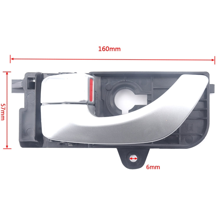 A5861 2 PCS Car Front Inner Door Handle 8261/20-3K020 for Hyundai Sonata 2005-2008 - Door Handles by PMC Jewellery | Online Shopping South Africa | PMC Jewellery