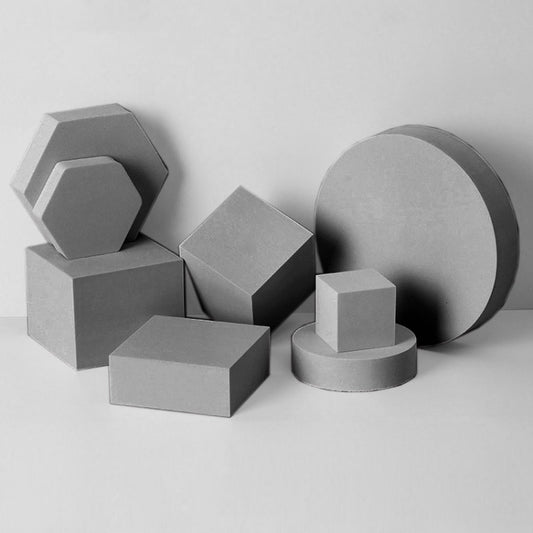 8 in 1 Different Sizes Geometric Cube Solid Color Photography Photo Background Table Shooting Foam Props (Grey) - Geometric Props by PMC Jewellery | Online Shopping South Africa | PMC Jewellery | Buy Now Pay Later Mobicred