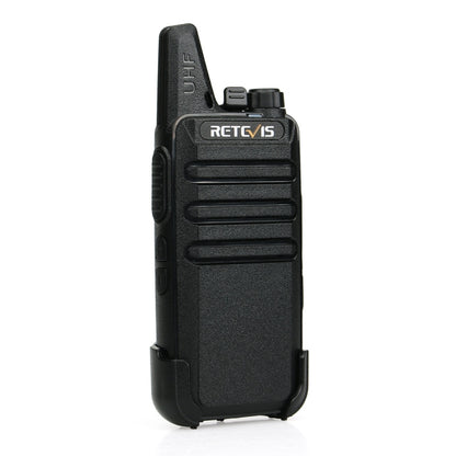 1 Pair RETEVIS RT622 US Frequency 400-480MHz 16CHS Two Way Radio Handheld Walkie Talkie, US Plug(Black) - Handheld Walkie Talkie by RETEVIS | Online Shopping South Africa | PMC Jewellery | Buy Now Pay Later Mobicred