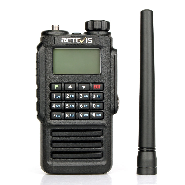 RETEVIS RT87 136-174MHz + 400-480MHz 128CHS Waterproof Dual Band DTMF Two Way Radio Handheld Walkie Talkie, EU Plug - Handheld Walkie Talkie by RETEVIS | Online Shopping South Africa | PMC Jewellery | Buy Now Pay Later Mobicred