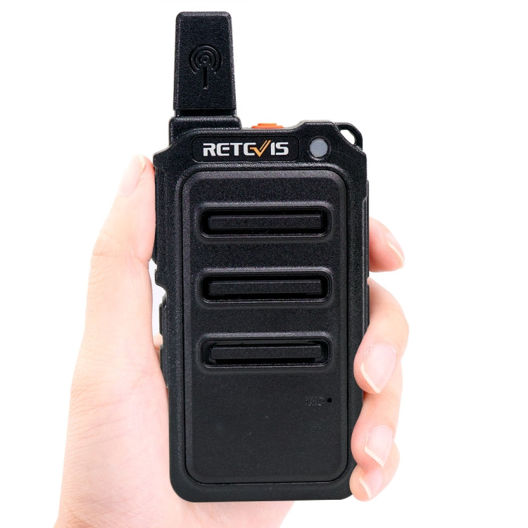 1 Pair RETEVIS RT19 22CHS FRS Two Way Radio Handheld Walkie Talkie, US Plug(Black) - Handheld Walkie Talkie by RETEVIS | Online Shopping South Africa | PMC Jewellery | Buy Now Pay Later Mobicred