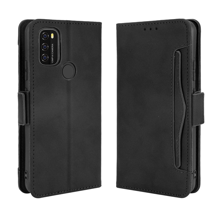 For Blackview A70 (2021) Skin Feel Calf Pattern Horizontal Flip Leather Case with Holder & Card Slots & Photo Frame(Black) - More Brand by PMC Jewellery | Online Shopping South Africa | PMC Jewellery | Buy Now Pay Later Mobicred