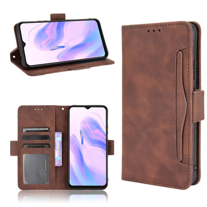 For Blackview A70 (2021) Skin Feel Calf Pattern Horizontal Flip Leather Case with Holder & Card Slots & Photo Frame(Brown) - More Brand by PMC Jewellery | Online Shopping South Africa | PMC Jewellery | Buy Now Pay Later Mobicred