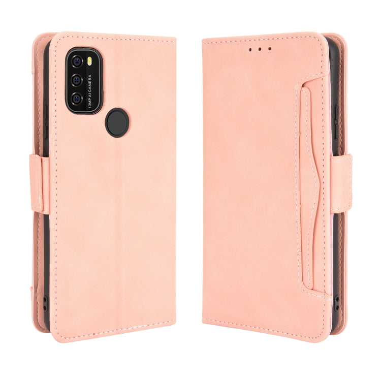 For Blackview A70 (2021) Skin Feel Calf Pattern Horizontal Flip Leather Case with Holder & Card Slots & Photo Frame(Pink) - More Brand by PMC Jewellery | Online Shopping South Africa | PMC Jewellery | Buy Now Pay Later Mobicred