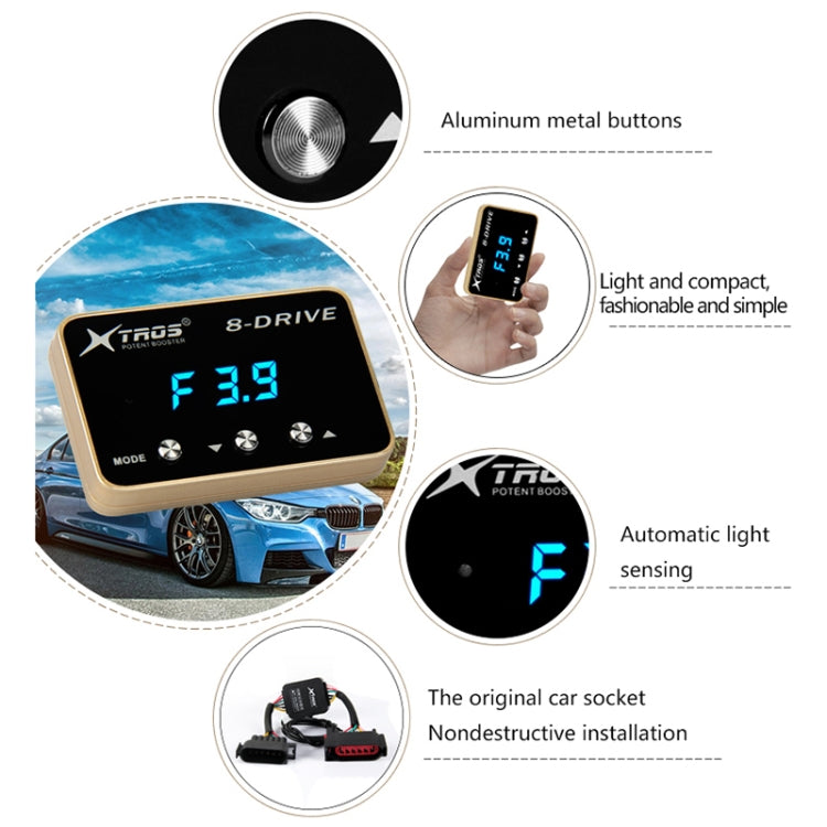 For Mercedes-Benz C Class W204 2007-2013 TROS 8-Drive Potent Booster Electronic Throttle Controller Speed Booster - Car Modification by TROS | Online Shopping South Africa | PMC Jewellery | Buy Now Pay Later Mobicred