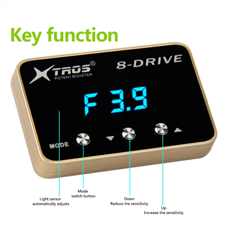 For Audi A3 2013- TROS 8-Drive Potent Booster Electronic Throttle Controller Speed Booster - Car Modification by TROS | Online Shopping South Africa | PMC Jewellery | Buy Now Pay Later Mobicred