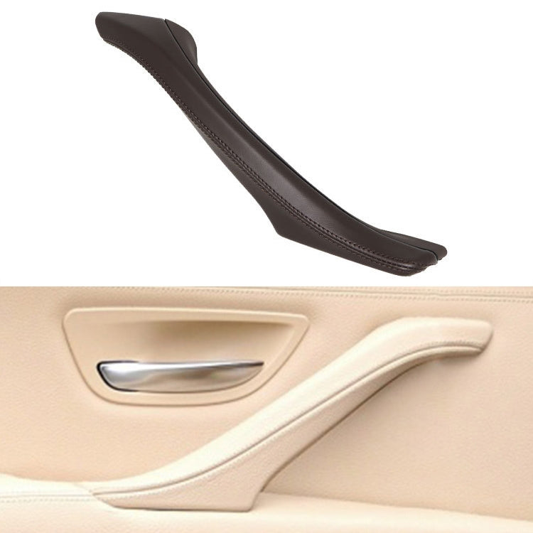 Car Leather Right Side Inner Door Handle Assembly 51417225854 for BMW 5 Series F10 / F18 2011-2017(Mocha) - Door Handles by PMC Jewellery | Online Shopping South Africa | PMC Jewellery