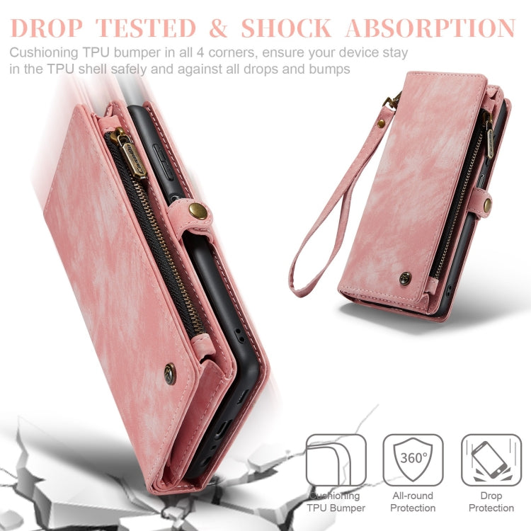 For Samsung Galaxy A32 5G CaseMe Detachable Multifunctional Horizontal Flip Leather Phone Case (Pink) - Galaxy Phone Cases by CaseMe | Online Shopping South Africa | PMC Jewellery | Buy Now Pay Later Mobicred