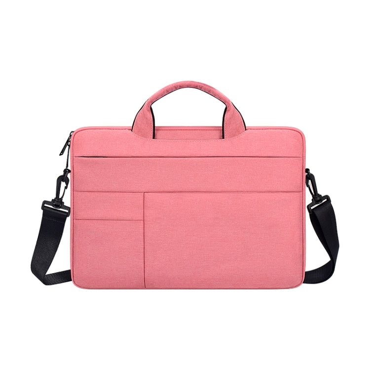 ND05SDJ Oxford Cloth + Nylon Laptop Portable Shoulder Bag, Size:13.3 inch(Pink) - 13.3 inch by PMC Jewellery | Online Shopping South Africa | PMC Jewellery | Buy Now Pay Later Mobicred