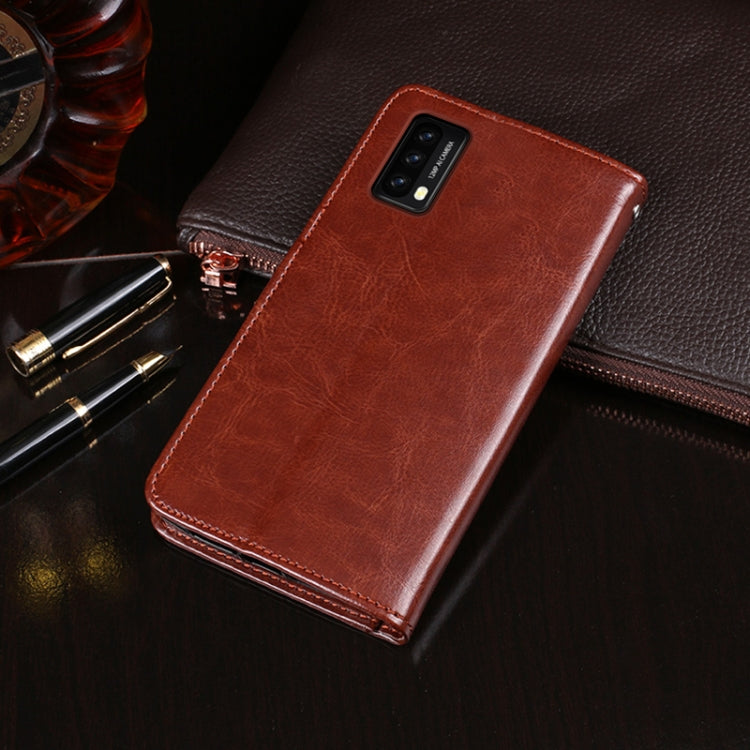 For Blackview A90 idewei Crazy Horse Texture Horizontal Flip Leather Case with Holder & Card Slots & Wallet(Rose Red) - More Brand by idewei | Online Shopping South Africa | PMC Jewellery | Buy Now Pay Later Mobicred