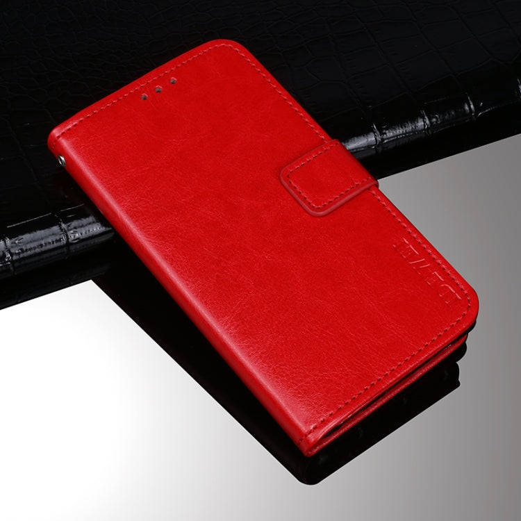 For Wiko Power U10 idewei Crazy Horse Texture Horizontal Flip Leather Case with Holder & Card Slots & Wallet(Red) - Wiko by idewei | Online Shopping South Africa | PMC Jewellery | Buy Now Pay Later Mobicred