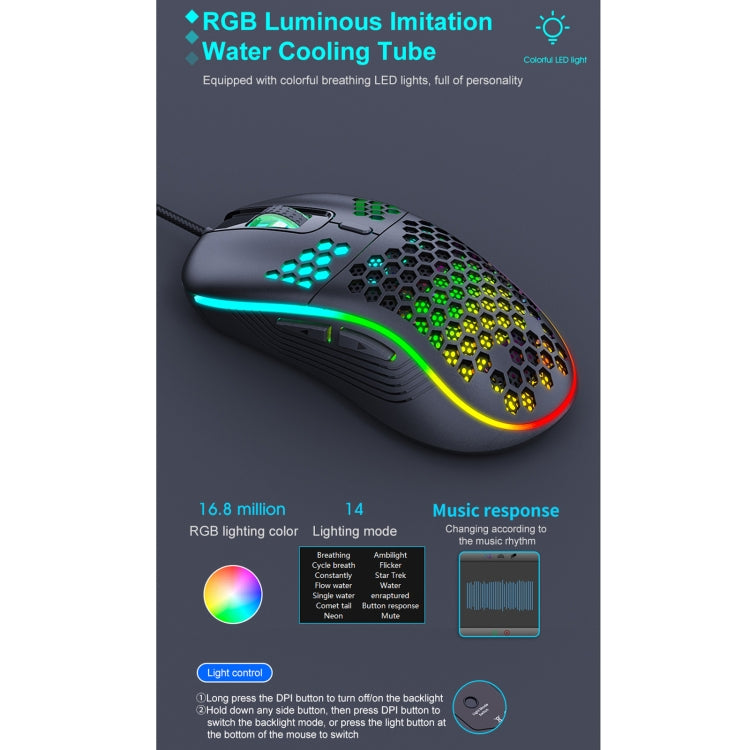 iMICE T98 RGB Lighting Gaming Wired Mouse - free shipping - PMC Jewellery - Order now!