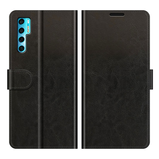 For TCL 20 Pro 5G R64 Texture Single Horizontal Flip Protective Case with Holder & Card Slots & Wallet& Photo Frame(Black) - More Brand by PMC Jewellery | Online Shopping South Africa | PMC Jewellery