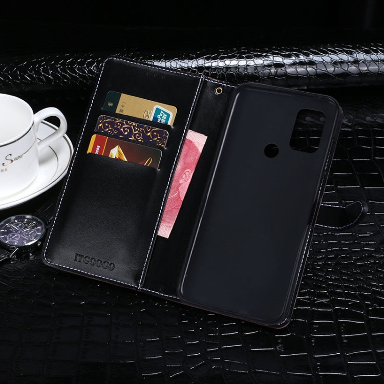 For Lenovo K13 Note idewei Crocodile Texture Horizontal Flip Leather Case with Holder & Card Slots & Wallet(Black) - Lenovo by idewei | Online Shopping South Africa | PMC Jewellery | Buy Now Pay Later Mobicred