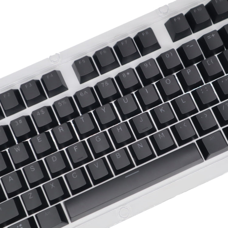 HXSJ P9 104 Keys PBT Color Mechanical Keyboard Keycaps(Black) - Other by HXSJ | Online Shopping South Africa | PMC Jewellery | Buy Now Pay Later Mobicred