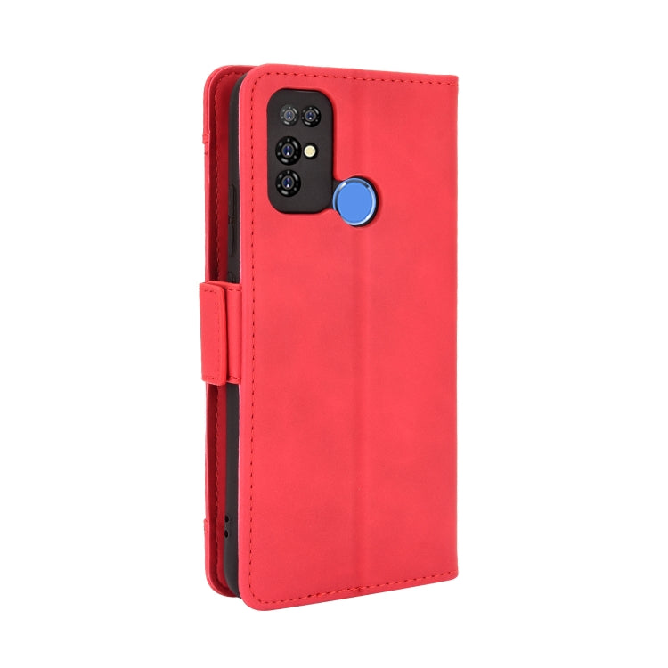For Doogee X96 Pro Skin Feel Calf Pattern Horizontal Flip Leather Case with Holder & Card Slots & Photo Frame(Red) - More Brand by PMC Jewellery | Online Shopping South Africa | PMC Jewellery | Buy Now Pay Later Mobicred