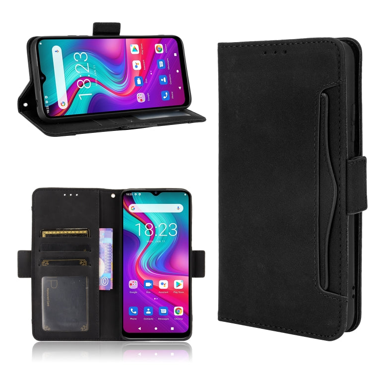 For Doogee X96 Pro Skin Feel Calf Pattern Horizontal Flip Leather Case with Holder & Card Slots & Photo Frame(Black) - More Brand by PMC Jewellery | Online Shopping South Africa | PMC Jewellery | Buy Now Pay Later Mobicred