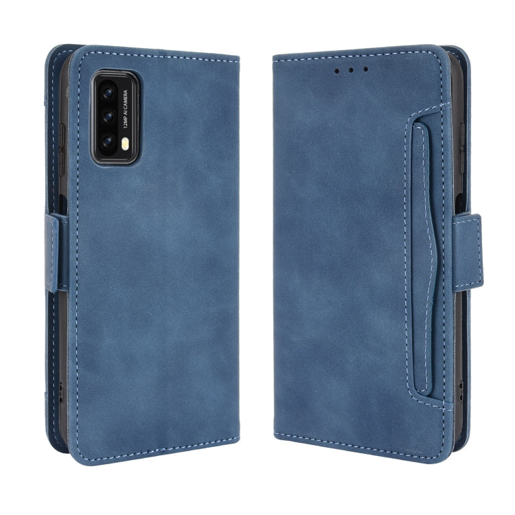 For Blackview A90 Skin Feel Calf Pattern Horizontal Flip Leather Case with Holder & Card Slots & Photo Frame(Blue) - More Brand by PMC Jewellery | Online Shopping South Africa | PMC Jewellery | Buy Now Pay Later Mobicred