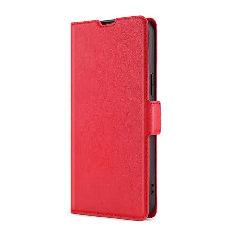 For Doogee X96 Pro Ultra-thin Voltage Side Buckle PU + TPU Horizontal Flip Leather Case with Holder & Card Slot(Red) - More Brand by PMC Jewellery | Online Shopping South Africa | PMC Jewellery | Buy Now Pay Later Mobicred