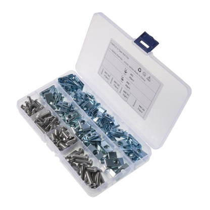 A6092 120 PCS Car M5/M6 Fastener Clips Base U-shaped Clip Nut with Screw - Nuts & Bolts by PMC Jewellery | Online Shopping South Africa | PMC Jewellery