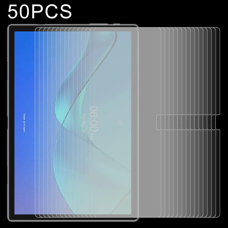 For Ulefone Tab A7 50 PCS 0.26mm 9H 2.5D Tempered Glass Film - Others by PMC Jewellery | Online Shopping South Africa | PMC Jewellery | Buy Now Pay Later Mobicred