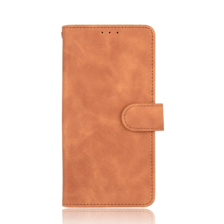 For Blackview A100 Solid Color Skin Feel Magnetic Buckle Horizontal Flip Calf Texture PU Leather Case with Holder & Card Slots & Wallet(Brown) - More Brand by PMC Jewellery | Online Shopping South Africa | PMC Jewellery | Buy Now Pay Later Mobicred