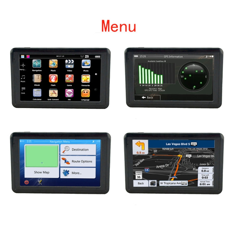 Q5 Car 5 inch HD TFT Touch Screen GPS Navigator Support TF Card / MP3 / FM Transmitter, Specification:Middle East Map - Car Monitor by PMC Jewellery | Online Shopping South Africa | PMC Jewellery | Buy Now Pay Later Mobicred