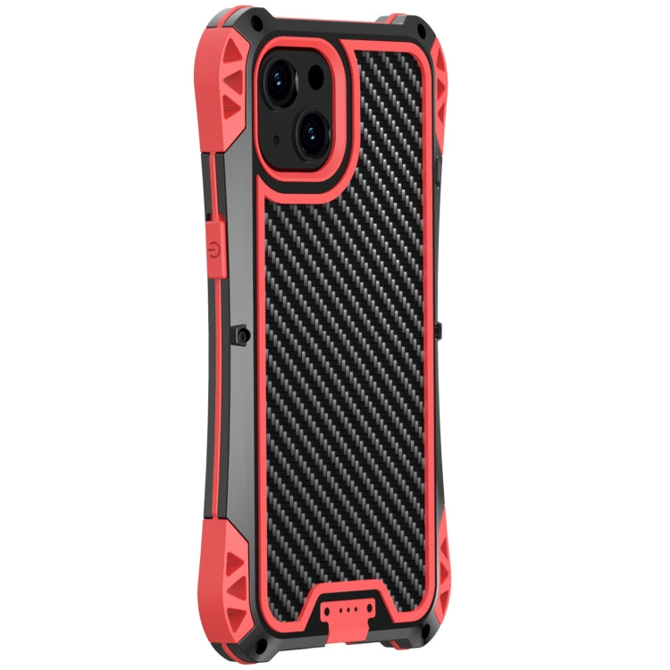 For iPhone 13 Pro R-JUST AMIRA Shockproof Dustproof Waterproof Metal Protective Case (Red) - iPhone 13 Pro Cases by R-JUST | Online Shopping South Africa | PMC Jewellery