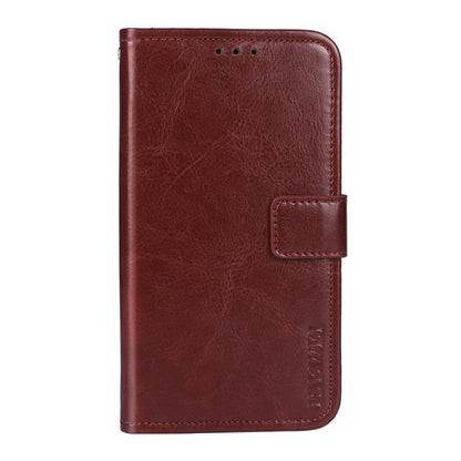 idewei Crazy Horse Texture Horizontal Flip Leather Case with Holder & Card Slots & Wallet For Doogee S97 Pro(Brown) - More Brand by idewei | Online Shopping South Africa | PMC Jewellery | Buy Now Pay Later Mobicred