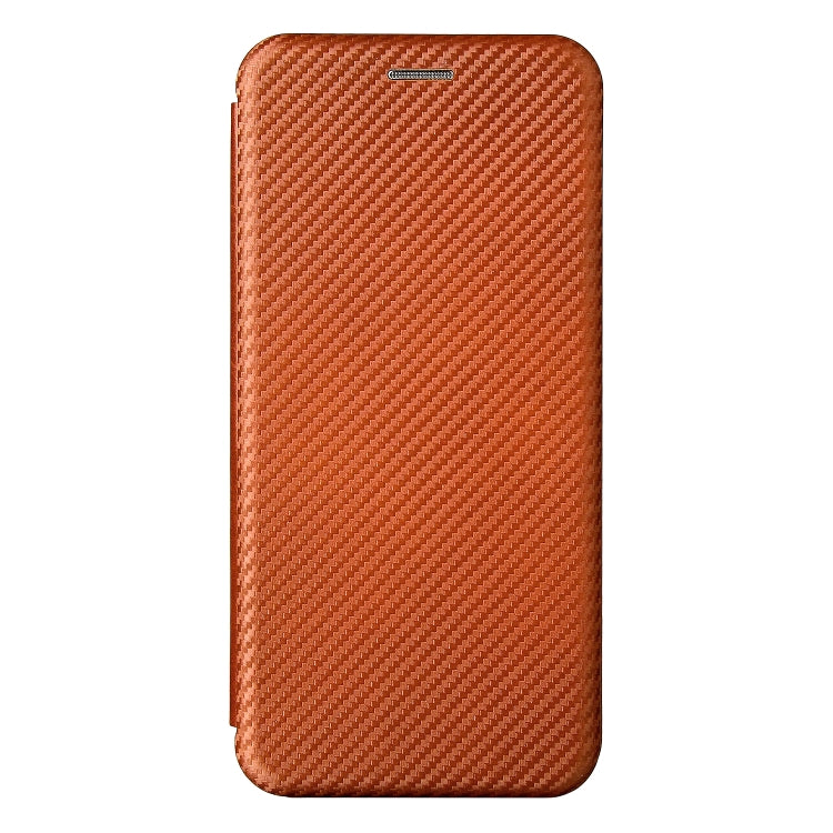 Carbon Fiber Texture Horizontal Flip TPU + PC + PU Leather Case with Card Slot For OPPO Realme GT Master(Brown) - Realme Cases by PMC Jewellery | Online Shopping South Africa | PMC Jewellery | Buy Now Pay Later Mobicred
