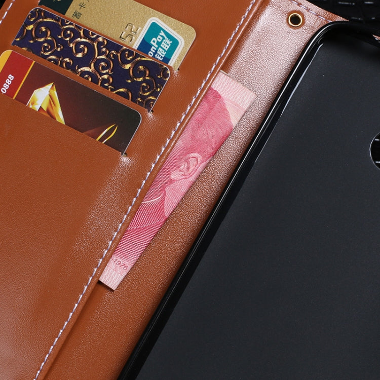 For Doogee N40 Pro idewei Crocodile Texture Horizontal Flip Leather Case with Holder & Card Slots & Wallet(Dark Blue) - More Brand by idewei | Online Shopping South Africa | PMC TechLife | Buy Now Pay Later Mobicred