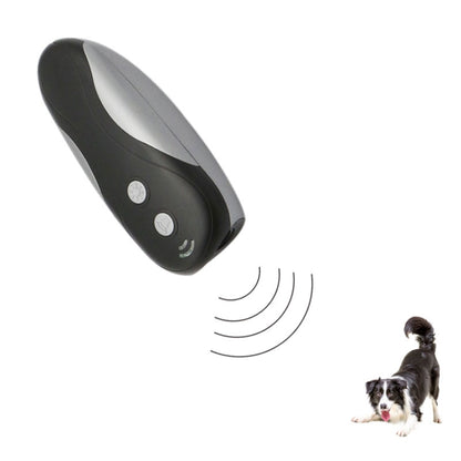 RC-533 Handheld Portable Ultrasonic Dog Repeller(Black + Silver) - Training Aids by PMC Jewellery | Online Shopping South Africa | PMC Jewellery | Buy Now Pay Later Mobicred