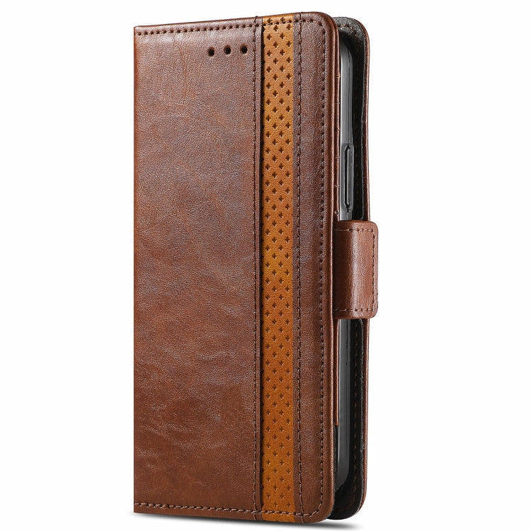 For Doogee X96 Pro CaseNeo Business Splicing Dual Magnetic Buckle Horizontal Flip PU Leather Case with Holder & Card Slots & Wallet(Brown) - More Brand by PMC Jewellery | Online Shopping South Africa | PMC Jewellery | Buy Now Pay Later Mobicred