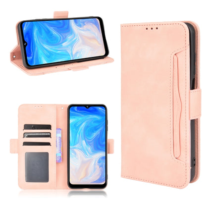 For Doogee N40 Pro Skin Feel Calf Pattern Horizontal Flip Leather Case with Holder & Card Slots & Photo Frame(Pink) - More Brand by PMC Jewellery | Online Shopping South Africa | PMC Jewellery | Buy Now Pay Later Mobicred