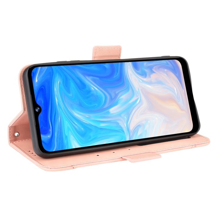 For Doogee N40 Pro Skin Feel Calf Pattern Horizontal Flip Leather Case with Holder & Card Slots & Photo Frame(Pink) - More Brand by PMC Jewellery | Online Shopping South Africa | PMC Jewellery | Buy Now Pay Later Mobicred