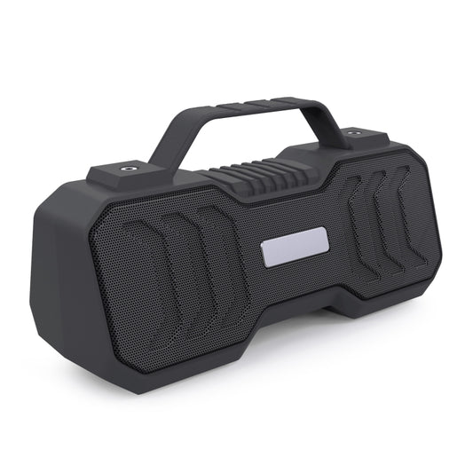 New Rixing NR-4500M Bluetooth 5.0 Portable Outdoor Karaoke Wireless Bluetooth Speaker with Microphone(Grey) - Desktop Speaker by NewRixing | Online Shopping South Africa | PMC Jewellery | Buy Now Pay Later Mobicred