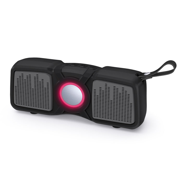 New Rixing NR-9011 Bluetooth 5.0 Portable Outdoor Wireless Bluetooth Speaker(Grey) - Desktop Speaker by NewRixing | Online Shopping South Africa | PMC Jewellery | Buy Now Pay Later Mobicred