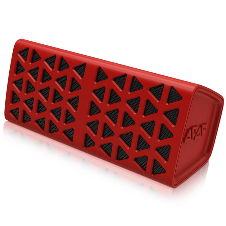 NewRixing NR-3021 TWS Hollow Triangle Pattern Bluetooth Speaker(Red) - free shipping - PMC Jewellery - Order now!