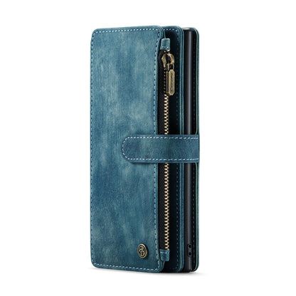 For Samsung Galaxy Note10+ CaseMe-C30 PU + TPU Multifunctional Horizontal Flip Leather Case with Holder & Card Slot & Wallet & Zipper Pocket(Blue) - Galaxy Phone Cases by CaseMe | Online Shopping South Africa | PMC Jewellery | Buy Now Pay Later Mobicred