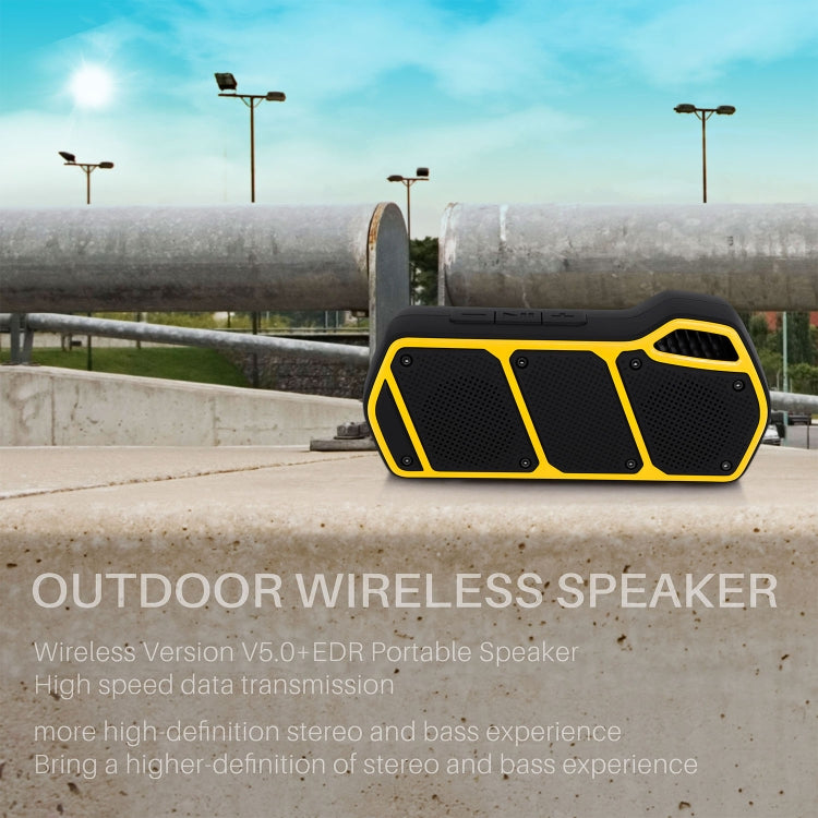 NewRixing NR-5011 Outdoor Portable Bluetooth Speakerr, Support Hands-free Call / TF Card / FM / U Disk(Black) - Desktop Speaker by NewRixing | Online Shopping South Africa | PMC Jewellery | Buy Now Pay Later Mobicred