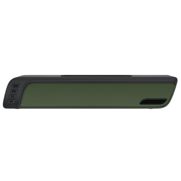 NewRixing NR-7018 Outdoor Portable Bluetooth Speaker with Phone Holder, Support Hands-free Call / TF Card / FM / U Disk(Green) - Desktop Speaker by NewRixing | Online Shopping South Africa | PMC Jewellery | Buy Now Pay Later Mobicred