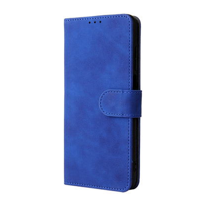 For Doogee N40 Pro Solid Color Skin Feel Magnetic Buckle Horizontal Flip PU Leather Case with Holder & Card Slots & Wallet(Blue) - More Brand by PMC Jewellery | Online Shopping South Africa | PMC Jewellery | Buy Now Pay Later Mobicred