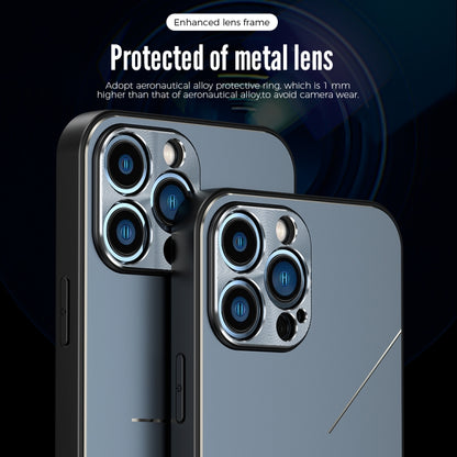 For iPhone 13 Pro R-JUST RJ-52 3-Line Style Metal TPU Shockproof Protective Case (Silver) - iPhone 13 Pro Cases by R-JUST | Online Shopping South Africa | PMC Jewellery