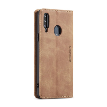 For Galaxy A20s CaseMe-013 Multifunctional Horizontal Flip Leather Case with Card Slot & Holder & Wallet(Brown) - Galaxy Phone Cases by CaseMe | Online Shopping South Africa | PMC Jewellery | Buy Now Pay Later Mobicred