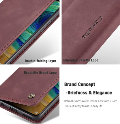 For Huawei Mate 30 4G / 5G CaseMe-013 Multifunctional Horizontal Flip Leather Case with Card Slot & Holder & Wallet(Wine Red) - Huawei Cases by CaseMe | Online Shopping South Africa | PMC Jewellery | Buy Now Pay Later Mobicred