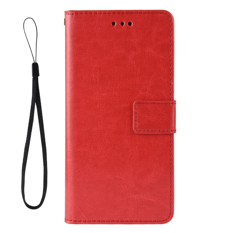 For Blackview Oscal C20 Crazy Horse Texture Horizontal Flip Leather Case with Holder & Card Slots & Lanyard(Red) - More Brand by PMC Jewellery | Online Shopping South Africa | PMC Jewellery | Buy Now Pay Later Mobicred