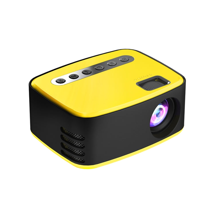 T20 320x240 400 Lumens Portable Home Theater LED HD Digital Projector, Basic Version US Plug(Yellow) - LED Projector by PMC Jewellery | Online Shopping South Africa | PMC Jewellery | Buy Now Pay Later Mobicred